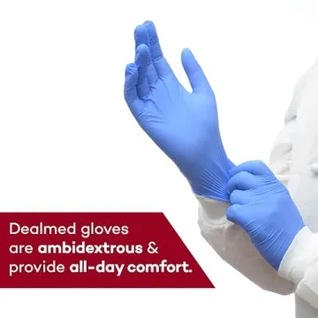 Dealmed Nitrile Exam Gloves 200 Count for Comfort and Safety