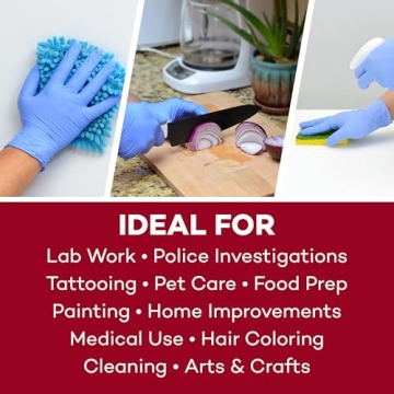 Dealmed Nitrile Exam Gloves 200 Count for Comfort and Safety