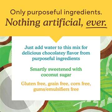 Simple Mills Cocoa Pancake and Waffle Mix, Just add Water, Gluten Free, Paleo Friendly, Breakfast, 1...