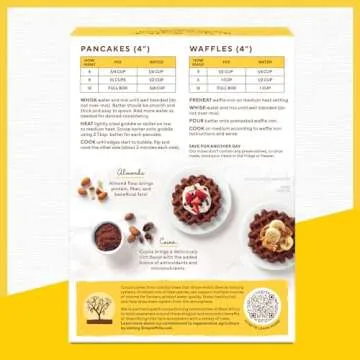 Simple Mills Cocoa Pancake and Waffle Mix, Just add Water, Gluten Free, Paleo Friendly, Breakfast, 10 oz (1 pack)