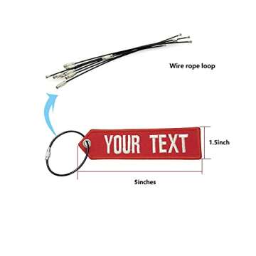 1PCS Personalized Luggage Tag, Customized Travel Suitcases Labels Tags with Stainless Steel Loop for Luggage (Type 2)