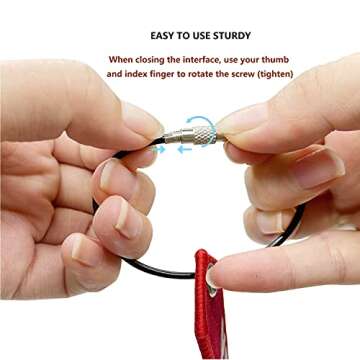 1PCS Personalized Luggage Tag, Customized Travel Suitcases Labels Tags with Stainless Steel Loop for Luggage (Type 2)