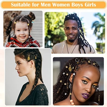 Stylish Hair Jewelry Set - 292 Gold and Silver Accessories