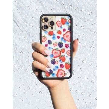 Wildflower Fruit Tart Case for iPhone 12/12 Pro - Unique Style