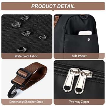 Weekender Gym Duffel Bags for Women Brown handle with Toiletry Bag,Travel Totes Bag for Airplane, Cute Sports Dance Bag Overnight Luggage Bag with Wet Pocket Shoe Compartment, Carry On Hospital Bag