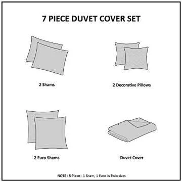 Urban Habitat Brooklyn Cotton Duvet Set - Chic Comfort for All Seasons