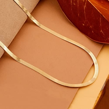 Elegant DEARMAY Herringbone Necklace for Women