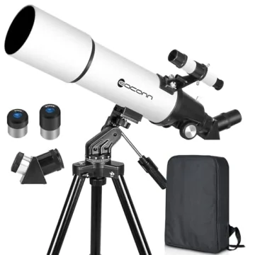 EACONN 80mm Portable Astronomical Telescope for Family Stargazing