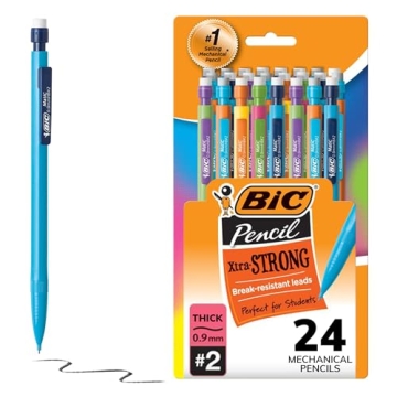 BIC Xtra-Strong 0.9mm Mechanical Pencils 24-Count Pack