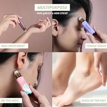 Natural Essential Oil Roller Set - Perfect Gift for Relaxation