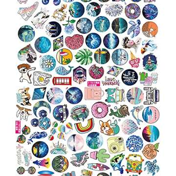 400 PCS Water Bottle Stickers for HydroFlask & Kids