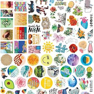 400 PCS Water Bottle Stickers for HydroFlask & Kids