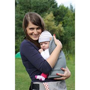 Baby Tula Black Infant Insert for Standard Baby Carrier, Newborn Carry from 7 to 15 pounds