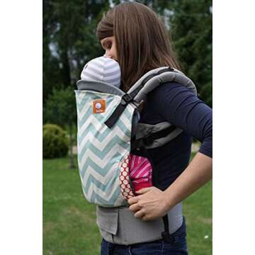 Baby Tula Black Infant Insert for Standard Baby Carrier, Newborn Carry from 7 to 15 pounds