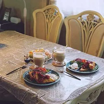 Vivimee 16 oz Clear Glass Coffee Mugs - Set of 6