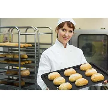 ChefLand 10-Pc. Nonstick Bakeware Set |Premium Baking Sheets, Baking Pans, Roasting Pan, Pizza Pan, Crisper Pan, Cake Pans & More | Durable Carbon Steel Baking Set | Prime Housewarming & Wedding Gift