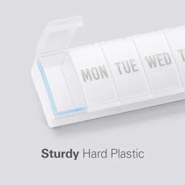 Barhon Weekly Pill Organizer for Vitamins and Supplements