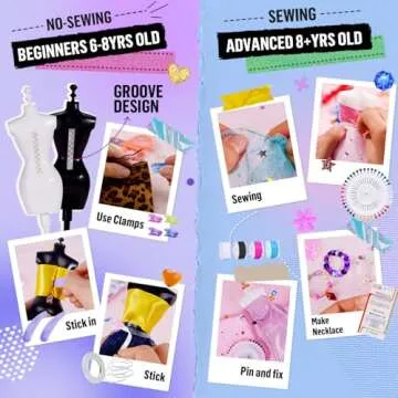 Fashion Designer Kit for Girls - 800+ Pcs Arts & Crafts