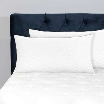 Elegant Comfort Set of 2 Luxurious Supportive Pillows