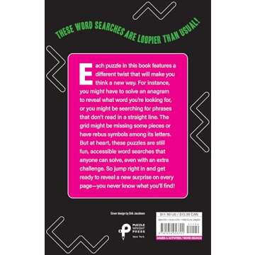 Off-the-Wall Word Searches - Challenging and Fun Puzzle Book for All Ages