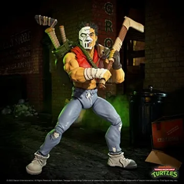Casey Jones Super7 TMNT Action Figure with Accessories