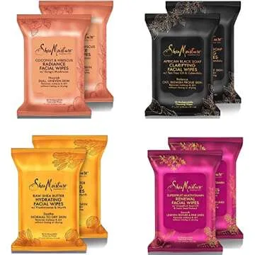 Shea Moisture Makeup Remover Wipes for Sensitive Skin
