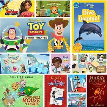 Fire 7 Kids Edition Tablet (Purple) + Toy Story Headphones (Forky)