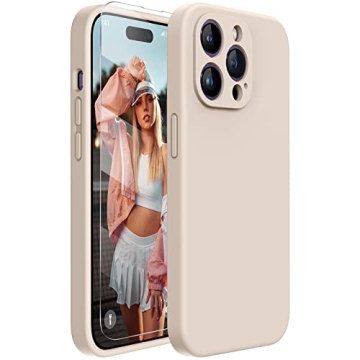 Miracase Designed for iPhone 14 Pro Max Phone Case with Screen Protector, Upgraded Enhanced Camera P...