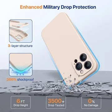 Miracase iPhone 14 Pro Max Case with Screen Protector