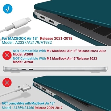 Durable IBENZER MacBook Air Case in Quezhal Green