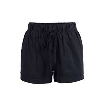 Acelitt Women Comfy Drawstring Casual Elastic Waist Pocketed Shorts,S-3XL