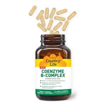 Country Life, Coenzyme B-Complex Vitamin, Support Energy and Metabolism, Daily Supplement, 120 ct