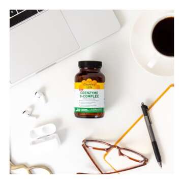Country Life, Coenzyme B-Complex Vitamin, Support Energy and Metabolism, Daily Supplement, 120 ct