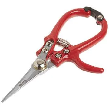 2 - pack Q-yard Pruning Shear, Mini- Extra Sharp Garden Hand Pruners, Easier Cutting, Comfortable Ergonomic, Less Effort - Gardening Scissors for Men & Women