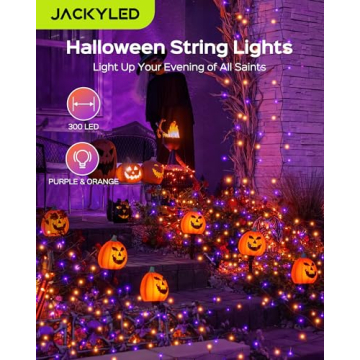 Connectable 300LED Purple & Orange Halloween Lights