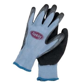 Berkley Coated Fishing Gloves - Heavy Duty with Textured Grip