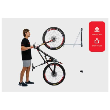 Steadyrack Bike Rack for Easy Wall-Mounted Storage