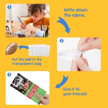 Creative Valentine's Day Gifts - 30 Mini Sports Ball Cards