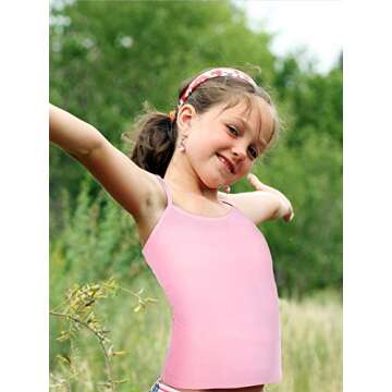 Boao Girls Racerback Dance Tank Tops - 3 Pack