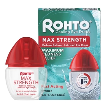 Rohto Maximum Strength Eye Drops | Redness & Dry Eye Relief in One