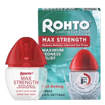 Rohto Maximum Strength Eye Drops | Redness & Dry Eye Relief in One