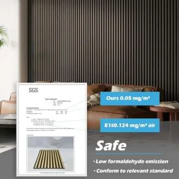 Art3d 2-Pack 48" x 24" Acoustic Wood Panels for Wall, Soundproof Wood Slat Panel for Wall and Ceiling, 3D Fluted Sound Absorbing Paneling for Interior Wall Decor, Living Room, Bedroom - Walnut