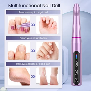 Cordless Electric Nail Drill for Perfect Manicure Gift