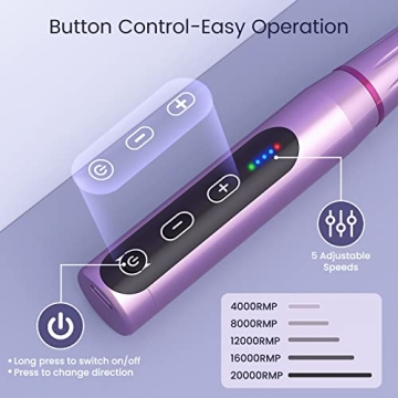 Cordless Electric Nail Drill for Perfect Manicure Gift