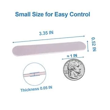 Mini Nail Files Bulk (100 Pcs), Double Sided Emery Board Nail File for Nature Nails, Manicure Tool Set Disposable Colorful Nail File for Home Salon Use Travel Size Men Women Kids Wood Board