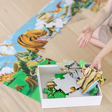 Land of Dinosaurs Puzzle - 48 Pieces for Kids