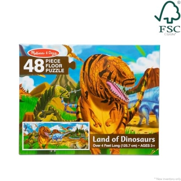 Land of Dinosaurs Puzzle - 48 Pieces for Kids