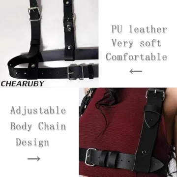CHEARUBY Plus Size Punk Waist Corset Belt for Women