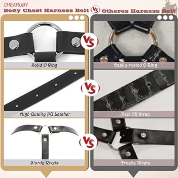 CHEARUBY Plus Size Punk Waist Corset Belt for Women