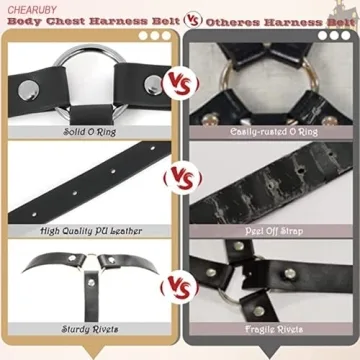CHEARUBY Plus Size Punk Waist Corset Belt for Women